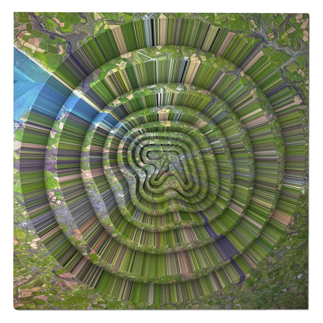 Aphex Twin's "Collapse" EP (1990) was illustrated by London-based artist Weirdcore.