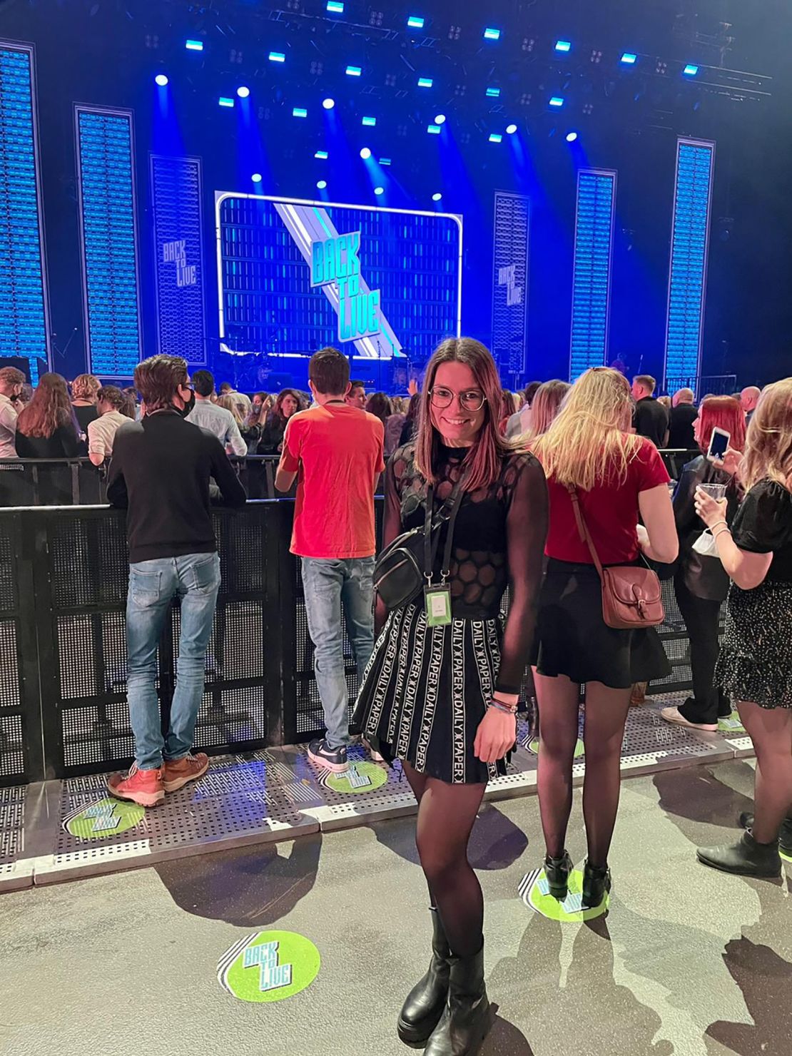 Emily Denissen celebrated her 32nd birthday at one of the concerts. "People just completely let loose."