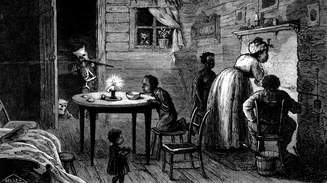 Visit of the Ku-Klux, Wood Engraving, Harper's Weekly, 24 February 1872.