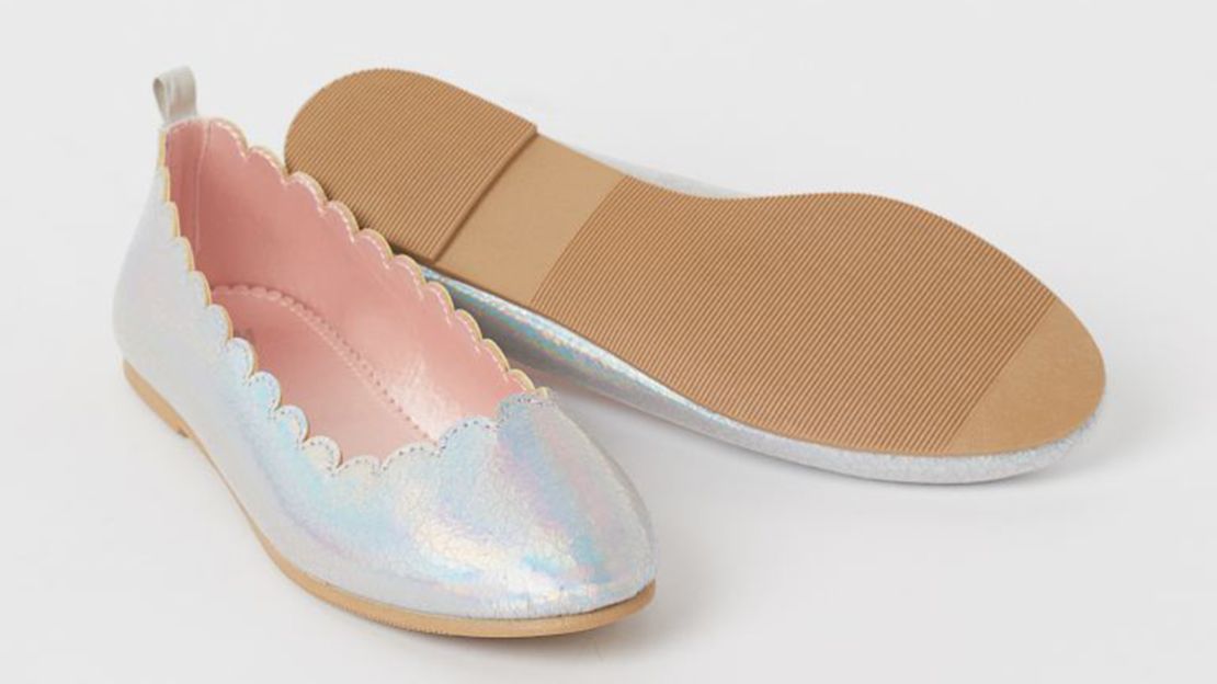 H&M Shimmery Ballet Flats