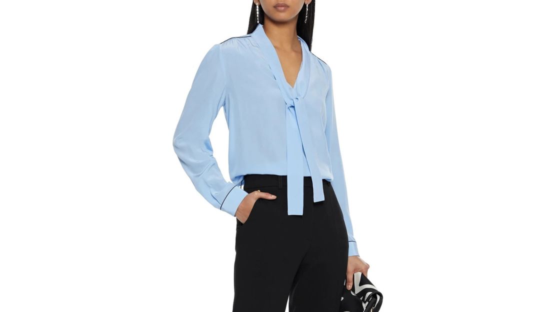 Emilio Pucci Tie-Neck Blouse