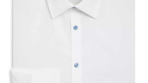 The Men's Store at Bloomingdale's Solid Stretch Regular Fit Dress Shirt