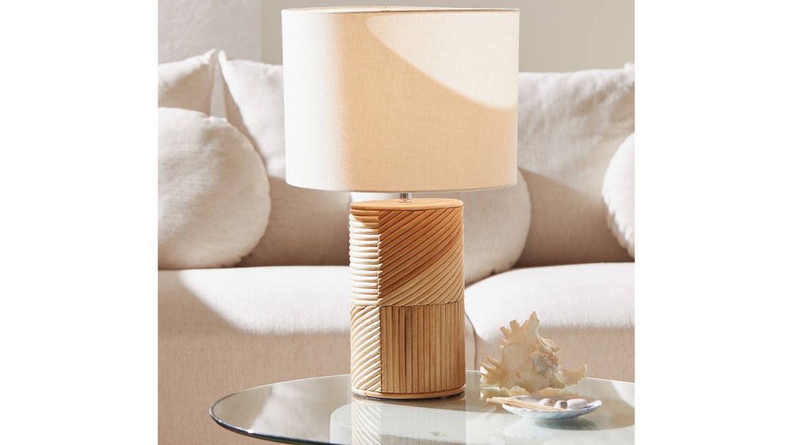 Ria Rattan Table Lamp