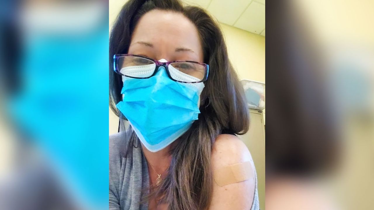 Jessamyn Smyth's symptoms improved after getting a Covid-19 vaccine.
