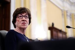 Sen. Susan Collins, R-Maine, on February 24, 2021, on Capitol Hill.