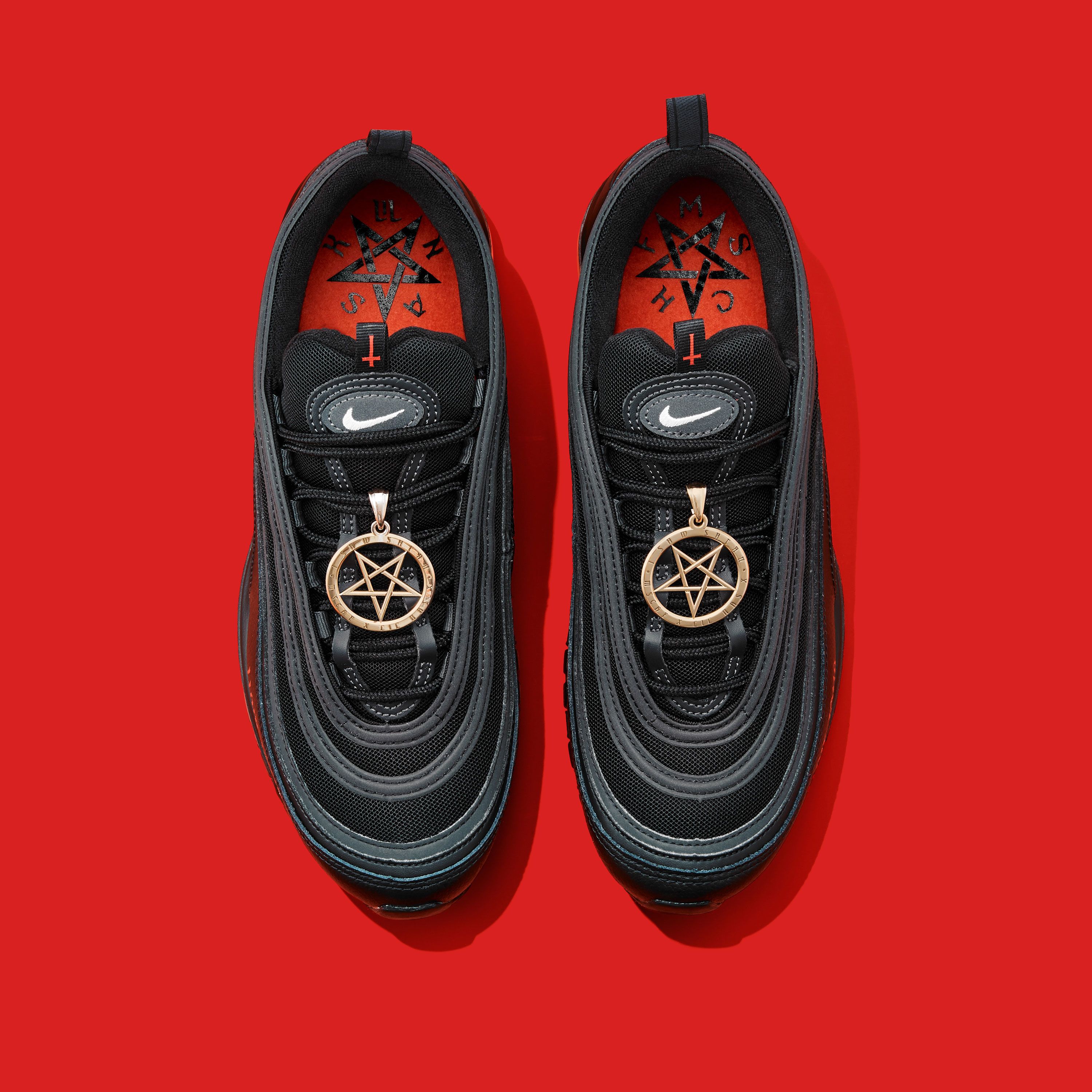 Nike Air Force 1 Bleeding Heart Custom Sneakers Blood 