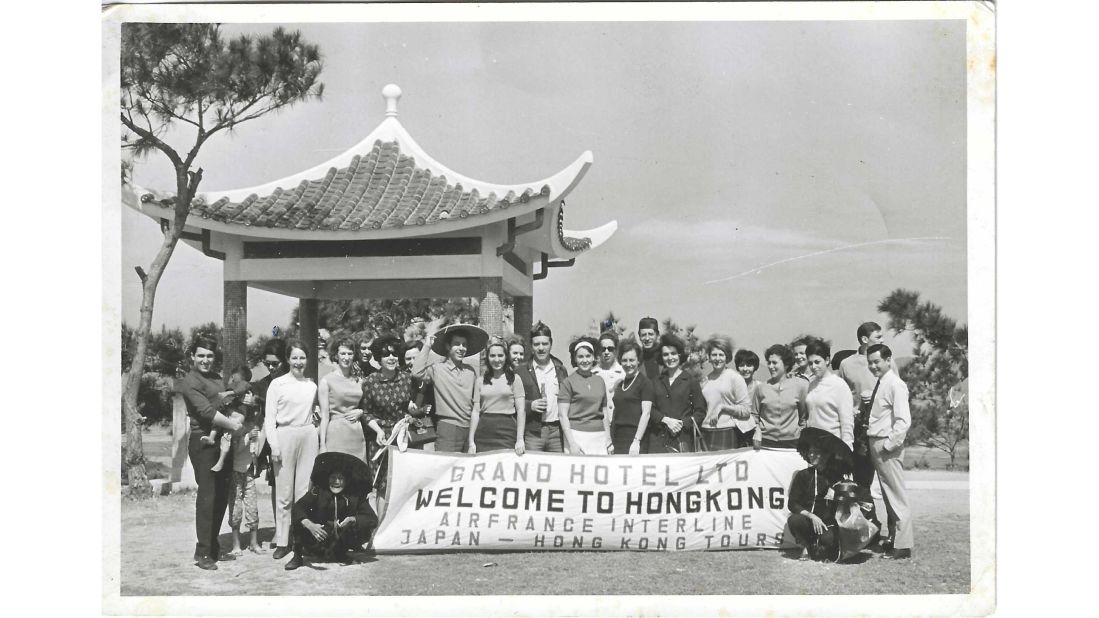 <strong>Hong Kong tour guide:</strong> In the 1960s<strong>, </strong>Fong (standing on the right) was a Hong Kong tour guide. He met Treadwell and his wife while on the job.