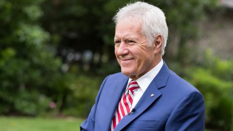 Alex Trebek, pictured here in 2017, died last year. A new housing shelter is set to be named in his honor.
