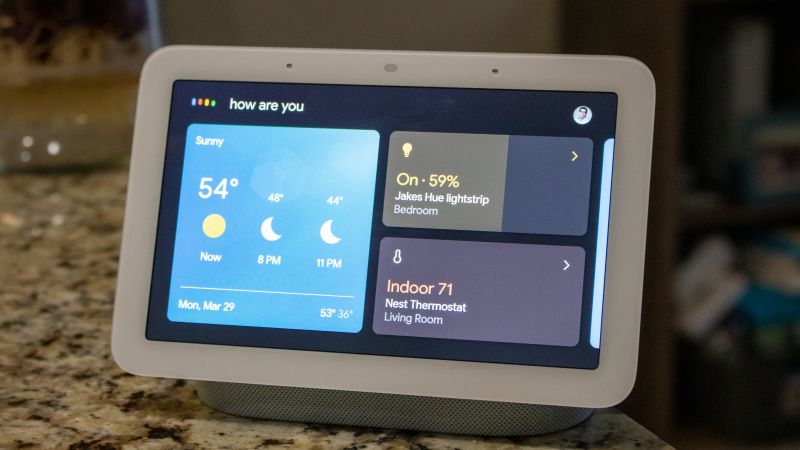 Google home hub sling 2024 tv