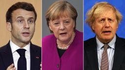 France's Emmanuel Macron, Germany's Angela Merkel and Britain's Boris Johnson have all signed the article. 