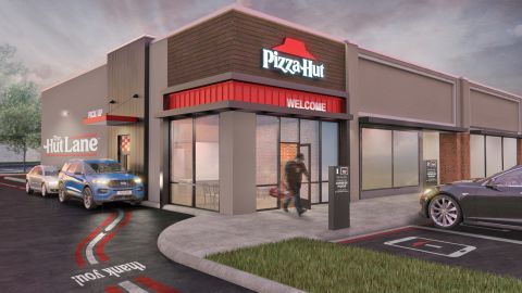 Pizza Hut is has added "The Hut Lane" to more than 1,500 locations.