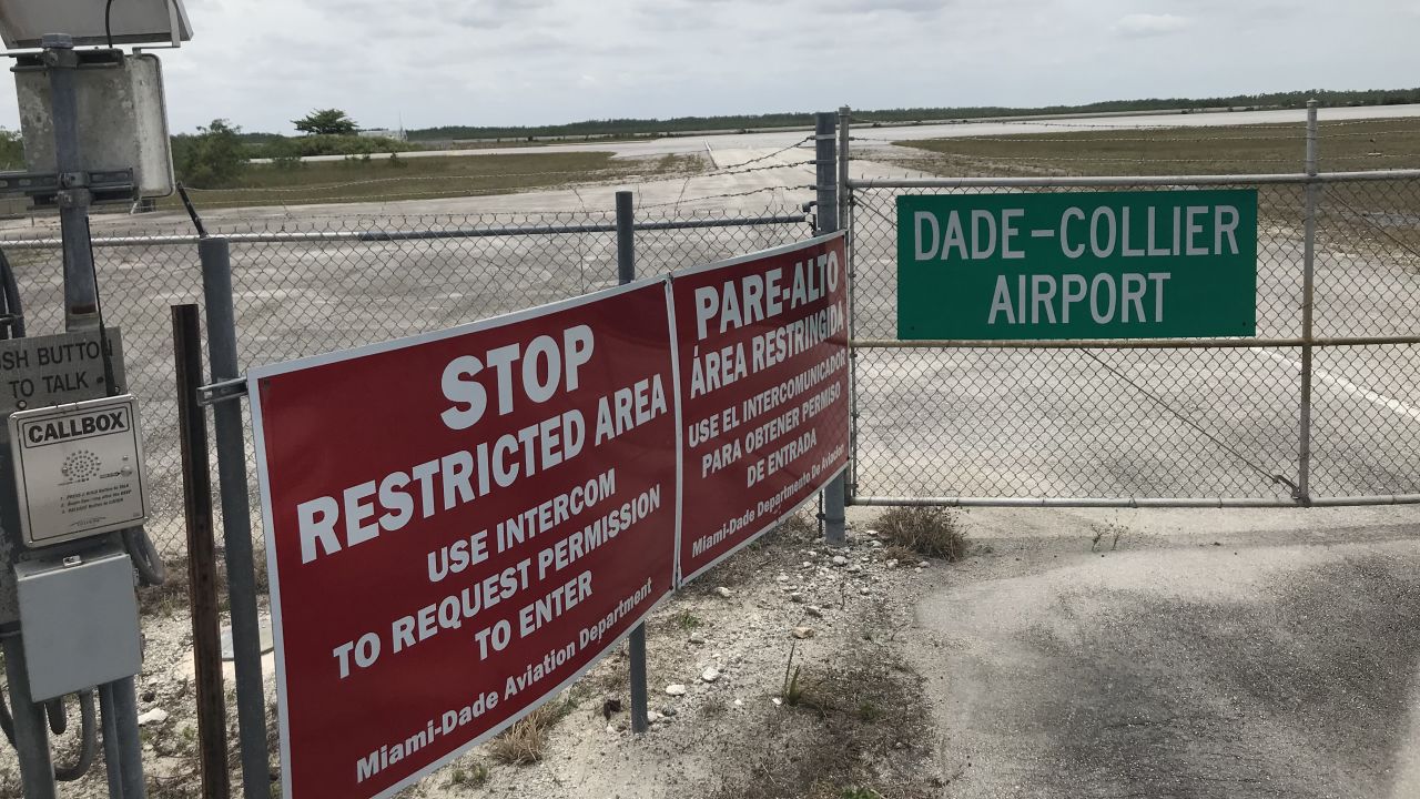 <strong>All that remains: </strong>Today, the airport is known as Dade-Collier Training and Transition Airport and is operated by the Miami Dade Aviation Department. 