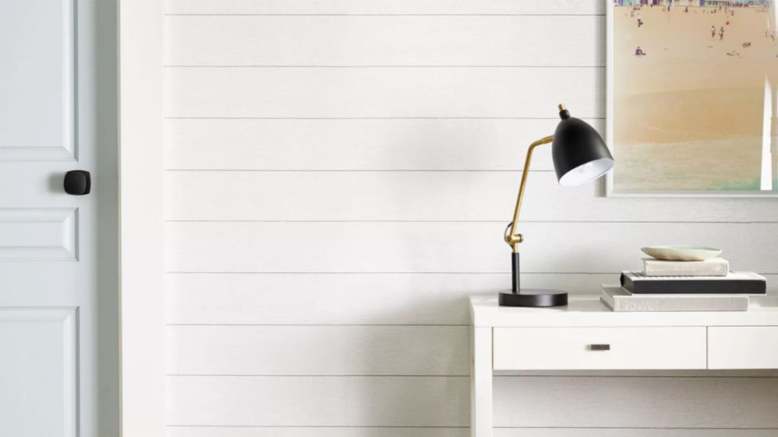 Threshold Textured Shiplap Peel-and-Stick Wallpaper
