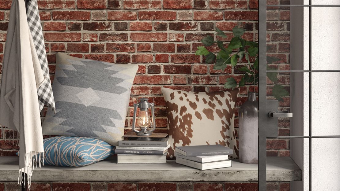 Millwood Pines Bryanna Distressed Peel-and-Stick Wallpaper Roll