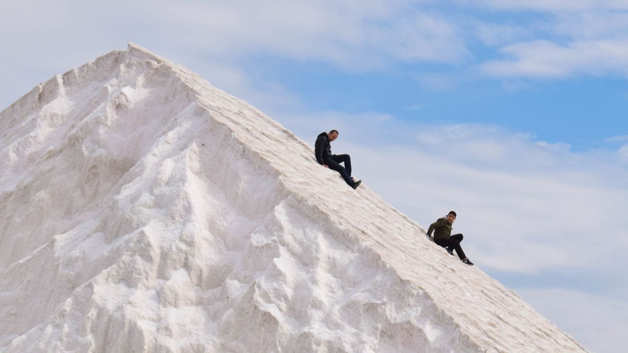 <strong>Salt and slide: </strong>Images showing an apparently snowy landscape in Egypt, such as these by photographer Mohamed Wardany, have been causing a stir. In fact they depict gigantic piles of salt. 