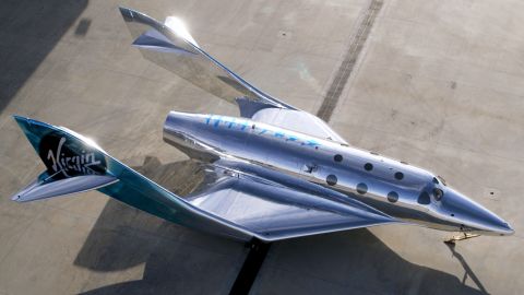 VSS Imagine, the first SpaceShip III in the Virgin Galactic fleet.