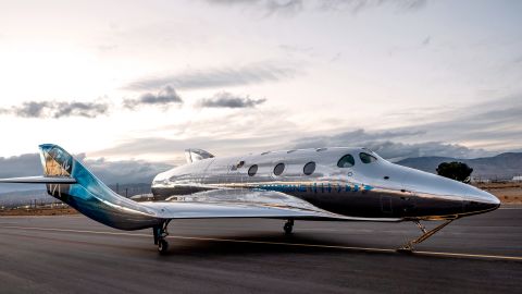 VSS Imagine, the first SpaceShip III in the Virgin Galactic fleet.