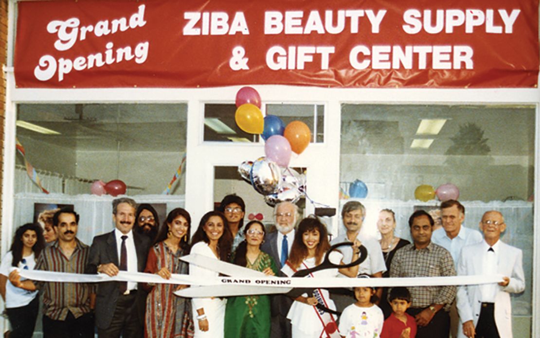 Opening day at Ziba Beauty salon 