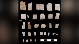 Crystals collected by early Homo sapiens in the southern Kalahari 105,000 years ago.