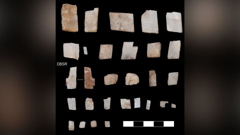 Crystals collected by early Homo sapiens in the southern Kalahari Desert 105,000 years ago.
