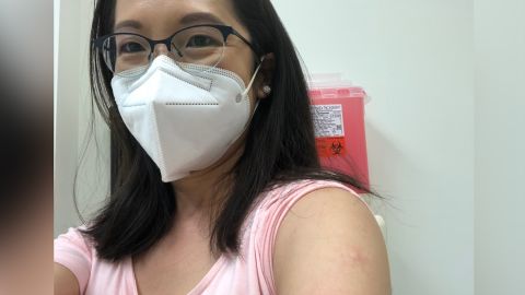 Dr. Leana Wen got her vaccine.