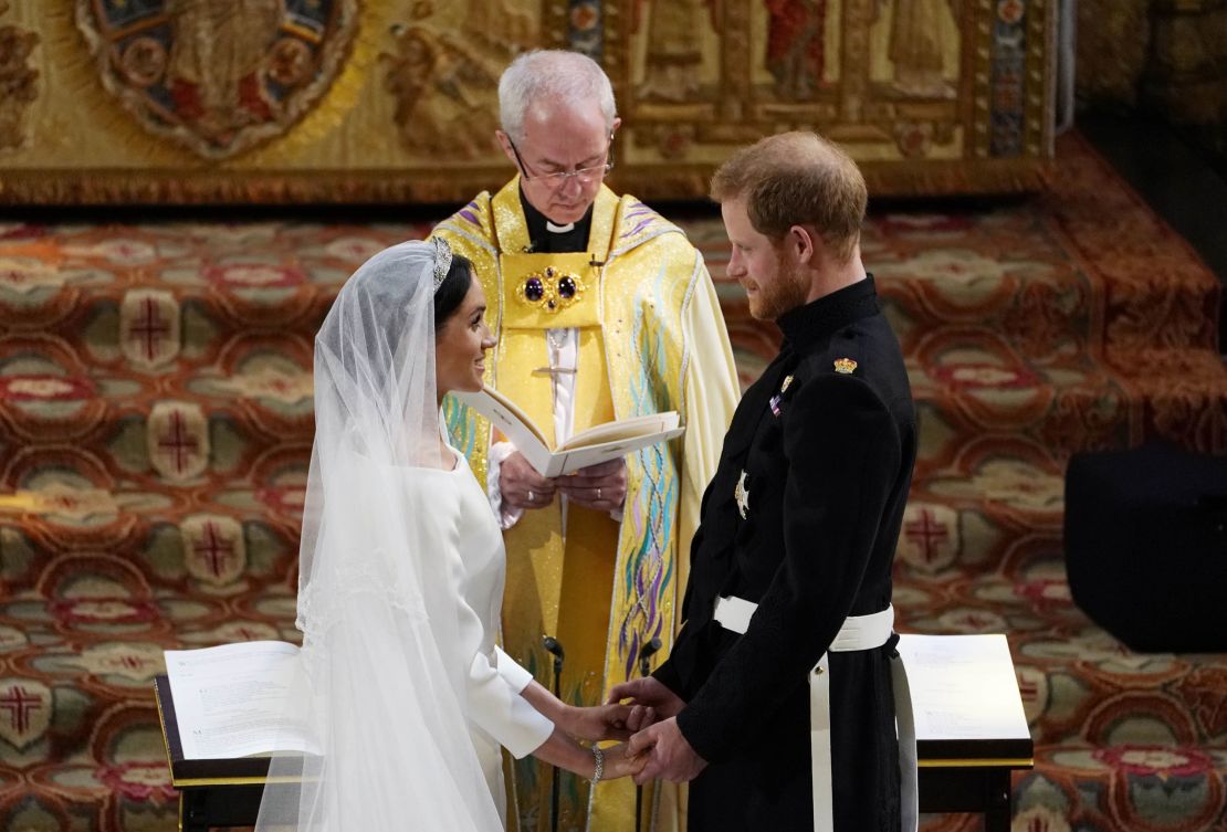 Welby married Harry and Meghan at St. George's Chapel in Windsor.