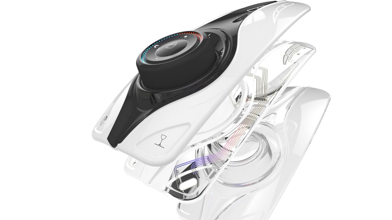 <strong>Innovative idea:</strong> In the "Materials and Components" category, e₂ip technologies, together with the National Research Council of Canada, won with their circuitry concept which can be fitted into an airplane seat and help control seat positions.