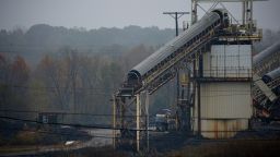 A coal conveyor is seen on the grounds of the recently idled Muhlenberg County Coal Co. Paradise Mine, a subsidiary of Murray Energy Holdings Co., in Central City, Kentucky, U.S., on Wednesday, Oct. 30, 2019. Murray Energy, the largest privately owned U.S. coal company, filed for Chapter 11 protection in the U.S. Bankruptcy Court in Columbus, Ohio, to restructure more than $2.7 billion of debt. Photographer: Luke Sharrett/Bloomberg via Getty Images