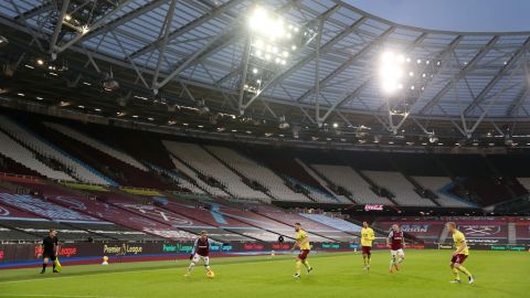 Sporting stadiums have been left eerily quiet in the pandemic, says the West Ham manager.