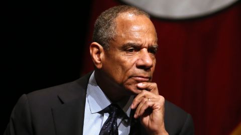 Former American Express CEO and current Berkshire Hathaway director Kenneth Chenault looks on during the White House Summit on Cybersecurity and Consumer Protection on February 13, 2015 in Stanford, California.