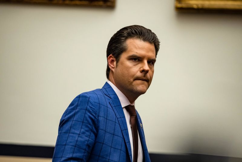 Matt Gaetz showed nude photos of women he said hed slept with to lawmakers, sources tell CNN CNN Politics photo