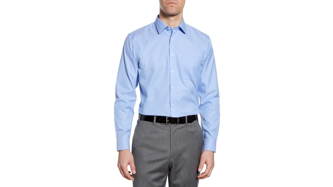 Nordstrom Smartcare Trim Fit Solid Dress Shirt
