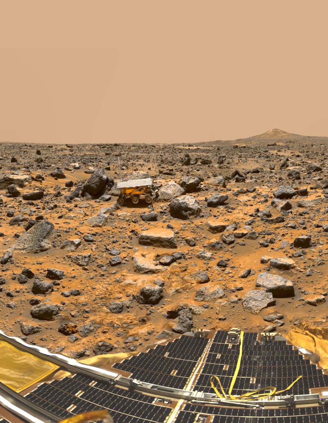 Hitching a ride on the Mars Pathfinder mission, the Sojourner rover arrived on July 4, 1997. 