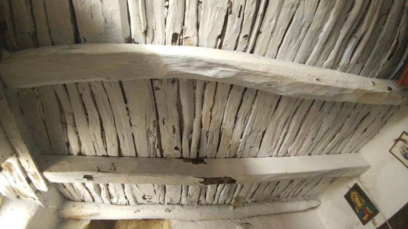 <strong>Traditional features: </strong>Many of the older properties retain traditional features, like the wooden ceiling in this house on sale for €10,000 in Carrega. 