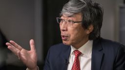 Patrick Soon-Shiong, chief executive officer of NantKwest Inc., speaks during a Bloomberg Television interview at the JPMorgan Healthcare Conference in San Francisco, California, U.S., on Monday, Jan. 13, 2020. NantKwest shares rose by a record after Soon-Shiong said its experimental cancer therapy had shown a dramatic result in one patient with pancreatic cancer during an early-stage clinical trial. Photographer: David Paul Morris/Bloomberg via Getty Images