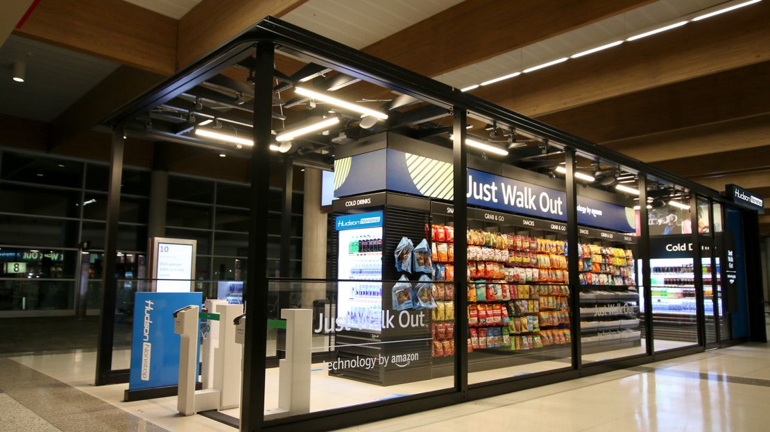Hudson Nonstop opened in March at Dallas Love Field Airport. It features Amazon's "Just Walk Out" technology.