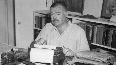 Ernest Hemingway, in an undated photo taken in Cuba.