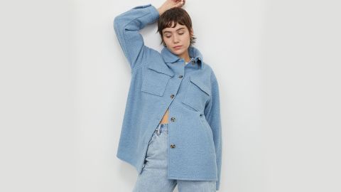 H&M Oversized Shirt Jacket