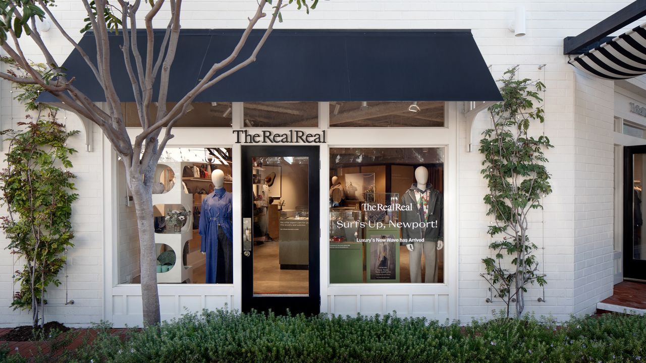 Logo-heavy products are favored by shoppers at the store in Newport Beach, California.