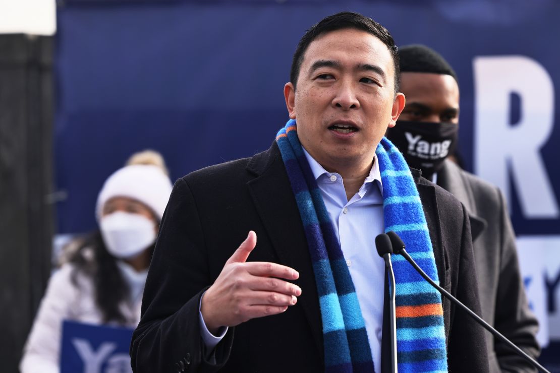 Andrew Yang, for now, has emerged as a favorite in the Democratic mayoral primary. 