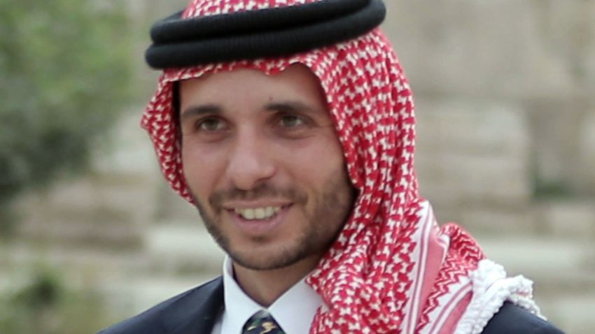 Jordan's Prince Hamzah Bin Al-Hussein attends a press event in Amman where Prince Ali announced his bid to succeed FIFA president Joseph Blatter on September 9, 2015. Prince Ali, 39, is a former FIFA vice president who led an unsuccessful challenge as a reform candidate against Blatter for the top job in May, just two days after the arrest of seven FIFA officials in Zurich. AFP PHOTO / KHALIL MAZRAAWI        (Photo credit should read KHALIL MAZRAAWI/AFP via Getty Images)