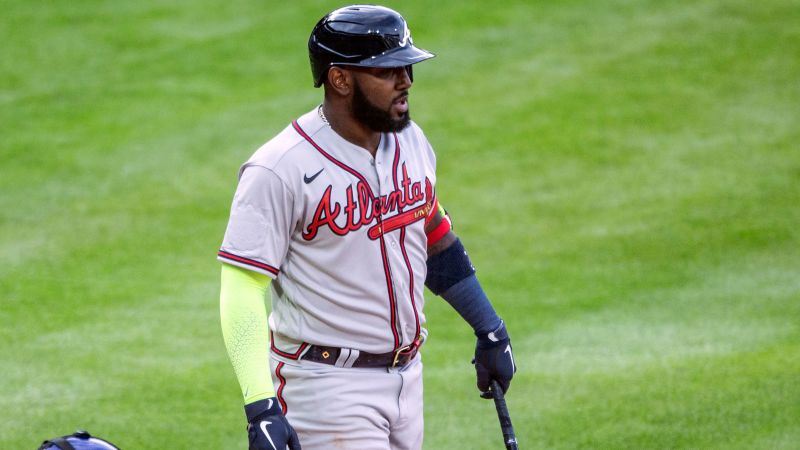 A's cut ties with 'totally unacceptable' minor lea atlanta braves jersey  women red gue food vendor before pictures leaked Atlanta Braves Jerseys  ,MLB Store, Braves Apparel, Baseball Jerseys, Hats, MLB Braves Merchandise