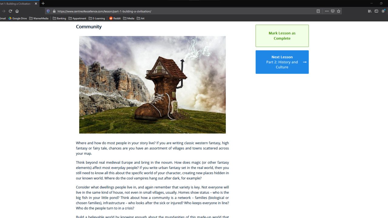 fantasy writing creative writing bundle