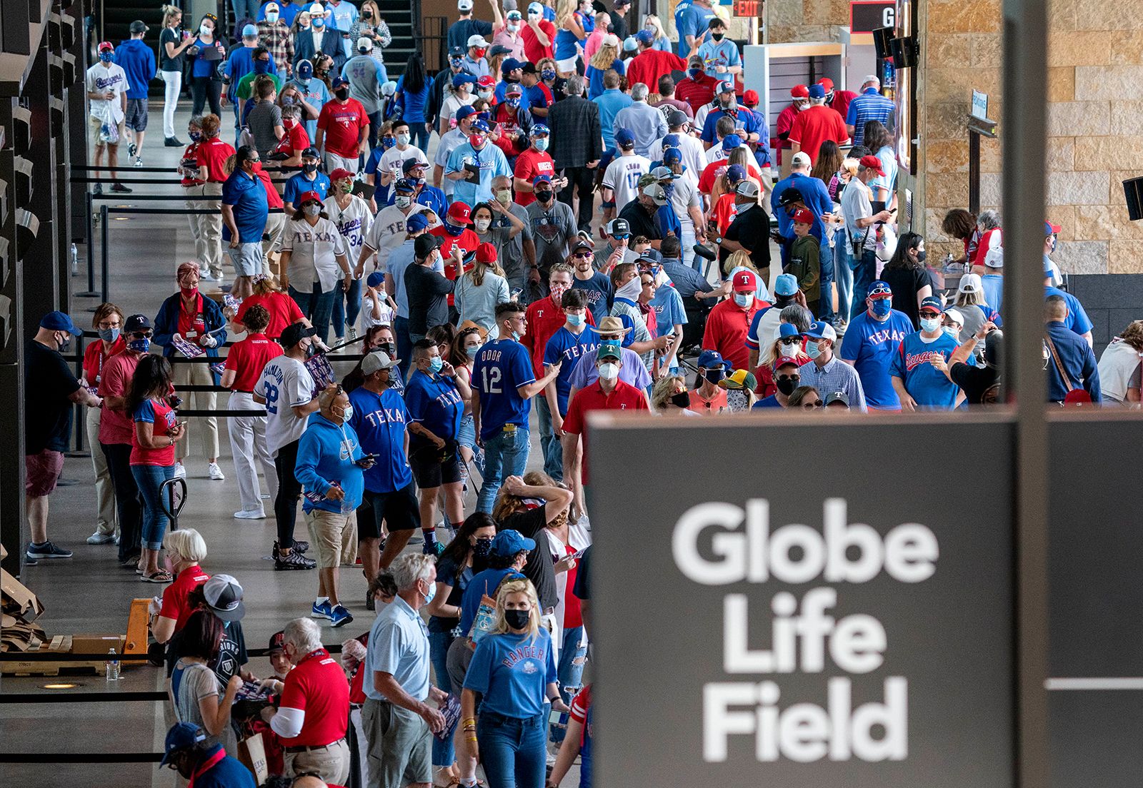 Texas Rangers home opener: Globe Life Field filed to capacity - Sports  Illustrated