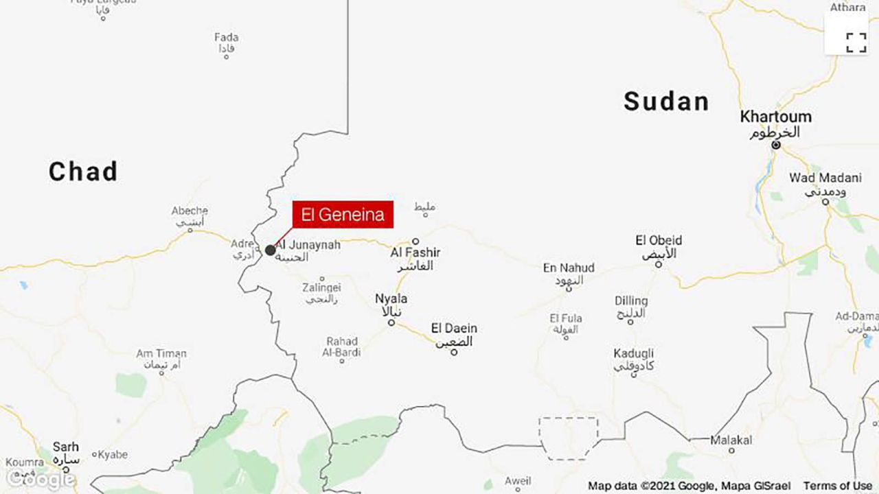 El Geneina Sudan MAP