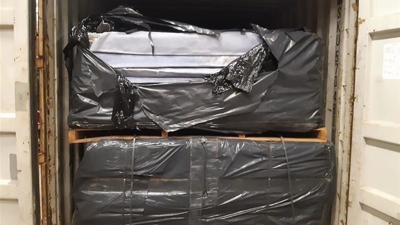 The cocaine seized so far has a street value of 1.4 billion euros ($1.65 billion), police said.