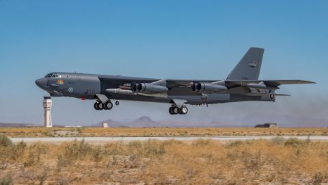 The attempt to launch a hypersonic missile from a B-52H Stratofortress, like the one pictured in this 2020 file photo, was unsuccessful.