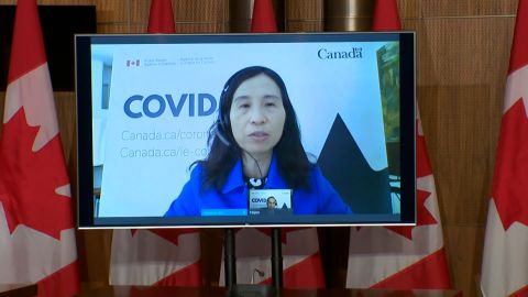 Dr. Theresa Tam, Canada's chief public health officer, says more young people are being treated in hospitals for Covid-19.