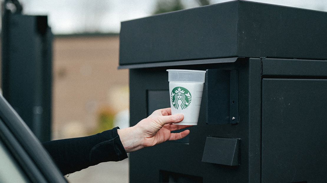 Starbucks has a new experimental reusable cup