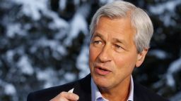 Jamie Dimon, chairman, president and CEO of JP Morgan Chase, in an interview at the annual World Economic Forum in Davos, Switzerland, on January 20, 2016.
